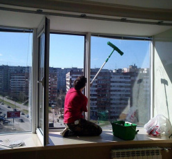 Мытье окон в однокомнатной квартире Бавлы